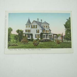 Postcard Concord New Hampshire Pleasant View Home Rev Mary Baker G. Eddy Antique